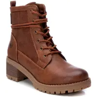 Refresh Refreshtil kvinder. 17014502-CAMEL Ankelstøvler 170145 brun -Højde hæl: 5cm (36), 5-8 cm, Lynlås, Casual