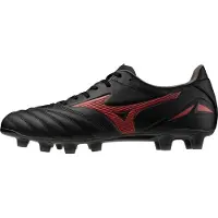 Mizuno Morelia Neo IV Pro FG Shadow Gem - Sort/Rød - Græs (FG), størrelse 40
