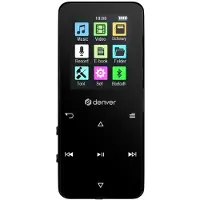 Denver MP-1830B BLACK - MP4 media player with built-in bluetooth and rechargeable battery - 4 GB