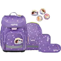 Ergobag Skoletaskesæt - Cubo - Ponybearadise - - OneSize - Skoletaske