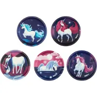 Ergobag Velcromærker - 5 stk. - Unicorns - - OneSize - Tilbehør