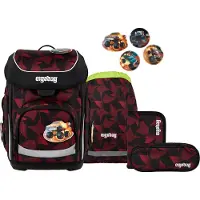 Ergobag Skoletaskesæt - Cubo - Unstoppbearable - - OneSize - Skoletaske