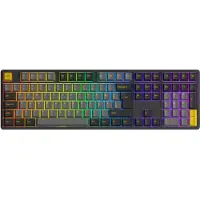 Akko 5108B Black/Gold - V3 Blue Pro Switch - Gaming Tastatur - Universal - Sort