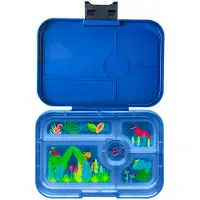 Yumbox Madkasse m. 5 Rum - Bento Tapas - 993 ml - Monte Carlo Bl - - OneSize - Madkasse
