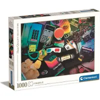 Clementoni Puslespil 1000 HQ 80'er Nostalgi