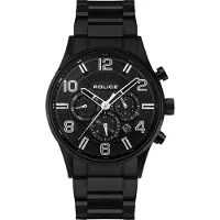 Police Herreur PEWJK2203102 Classic Sort/Stål Ø45 mm