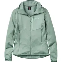 Rab - Fleece dame - Ascendor Light Hoody W Dark Fig Green til Unisex - Størrelse L - Grøn