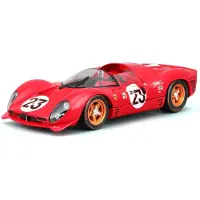 Bburago Ferrari 330 P4 Daytona, Sportsbil model, Formonterede, 1:24, Ferrari 330 P4 Daytona, Ethvert køn, Metal, Plast
