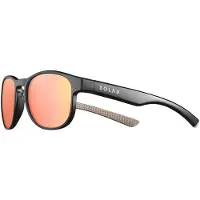 Solar - Solbriller - Cross Noir Mat Plz Fl Rose til Unisex - Sort