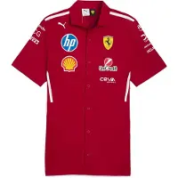 Puma Scuderia Ferrari HP 2025 Team Shirt Men, Clothing, Dark Cherry, XL