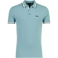 BOSS BOSStil mænd. 50469055 Paddy blå poloshirt (L), Casual, Bomuld, Korte ærmer