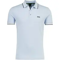 BOSS Bluser & t-shirts 'Paddy' lyseblå / sort / hvid
