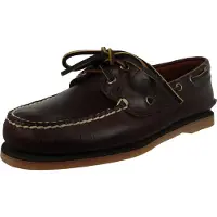 Timberland Timberlandtil mænd. TB0250772141 Klassiske brune nauticals i læder (41), Casual