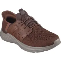 SKECHERS slip-in herresko - Brun - Sko