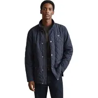 Gant Ganttil mænd. 7006497 Quiltet vindjakke navy (4XL), Casual, Polyester, Blå