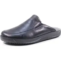 Rohde bred hjemmesko/slipper - Sort - Sko - Hjemmesko til herrer