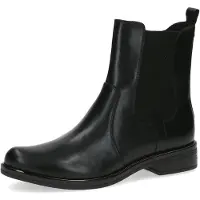 Caprice Bootie, black, made of Leather and synthetic with Block heel, Size 40