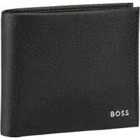 BOSS Pung i kornet læder med metallogo