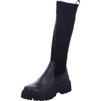 Caprice Boots, black, made of Leather and synthetic with Block heel, Size 42