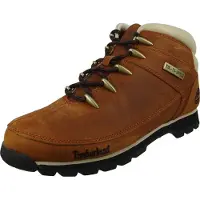 Timberland - Støvler - Euro Sprint Mid Lace Up Boot Brown til Unisex - Størrelse 8,5 US