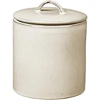 Broste Copenhagen Nordic Sand krukke med låg 12 cm