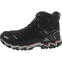 Meindl - Vandresko herre - Lite Hike GTX Black/Red til Unisex - Størrelse 46,5 - Sort