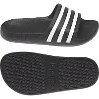 Adidas adilette Aqua Badesandal - Sort/Hvid Børn, størrelse 36