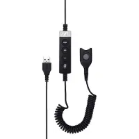 Sennheiser USB-ED CC 01mS Headset cable USB male to EasyDisconnect male 1.61m coiled for IMPACT SC 230 260 630 660