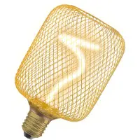 Ledvance LED-pære E27 Filament Spiral Square Guld 170lm DIM 3,5W/818 4058075840225 Modsvarer: N/A