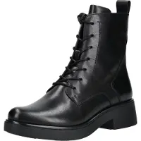 Caprice Bootie, black, made of Leather with Block heel, Size 37.5