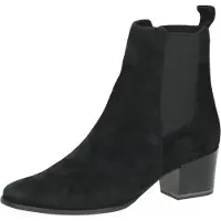 Caprice Bootie, black, made of Leather and synthetic with Block heel, Size 39