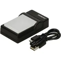 Duracell DRC5915, USB, Indendørs batterioplader, Canon LP-E17, Sort, 5 V, 5 V