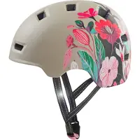 Crazy Safety Rampage Flower, cykelhjelm, sand