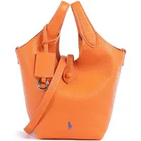 Ralph Lauren Polo Ralph Laurentil kvinder. 428944657002 Polo Play taske i orange læder til brug som tote og crossbody (OSFA), Casual