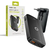 Mobile Origin 65W GaN III Slim Charger dual USB-C - Single USB-A black
