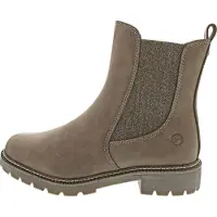 Tamaris Chelsea Boots mudderfarvet