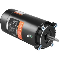 Vevor 1,5 HK poolpumpemotor, 56J stel, 115V (13,6 ampere)/230V (6,8 ampere) 3450 o/min, 60Hz, 1,3 servicefaktor, 90μF/250V kondensator, reservemotor med rund flange og rotation mod uret.