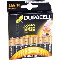 Duracell Aaa Aaa Alkaline Batteri 18 Enheder