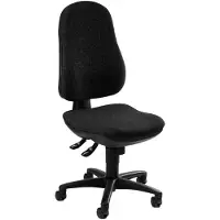 Topstar Support SY - Stol - drejeled - polypropylen, syntetiske fibre - antracit (sort)
