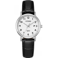 Citizen Dameur EU6090-03A Classic Hvid/Læder Ø28 mm