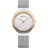 Bering Dameur 12934-010 Classic Hvid/Stål Ø34 mm