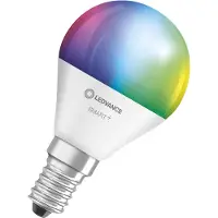 Ledvance SMART+ Mini - LED-lyspære - form: P46 - E14 - 4.9 W (tilsvarende 40 W) - klasse F - RGBW-lys - 2700-6500 K - hvid (pakke med 3)