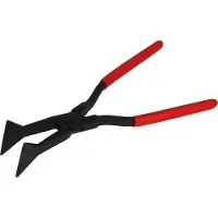 Bessey paraplyfalstang 80mm - Paraplyfalstang lige PVC m/gennemstukket led & 80mm indstik