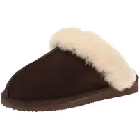Shepherd Hjemmesko creme / mørkebrun