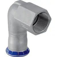 Geberit Overgangsbøjning rustfri 22 mm-3/4 muffe / muffe mapress