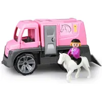 Lena TRUXX 04458, Lastbil, Horse carriage, Indendørs/udendørs, 2 År, Plast, Sort, Grå, Lyserød