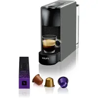 Krups XN110B, Kapsel kaffemaskine, 0,6 L, Kaffekapsel, 1310 W, Sort, Grå