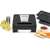 Rommelsbacher SWG 700 - Toaster/grill - elektrisk - sort/rustfrit stål