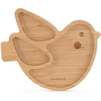 Miniland Chick Wooden Plate Service