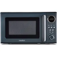 Medion MD 15000, Bordplade, Solo mikroovn, 20 L, 800 W, Indbygget skærm, Knapper, Dreje